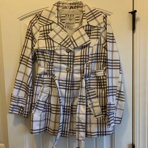 Rain jacket by Weather Tamer Size Medium Plaid